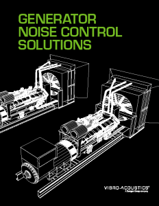 Generator Noise Control Solutions Brochure